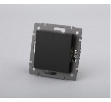 Механизм выключателя одноклавишный непроходной Arlight SWT-MK01-PL-BK-V (250V, 10A) 049868