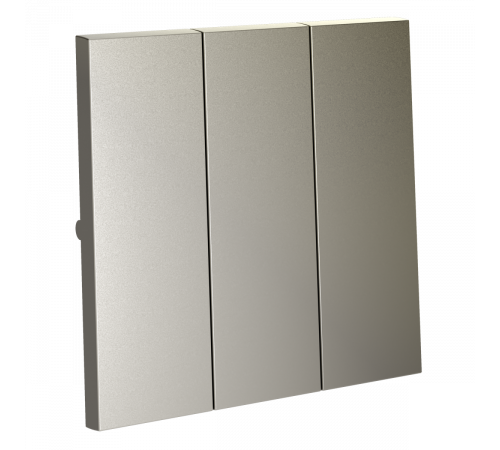 Клавиши для выключателя/переключателя трехклавишного Voltum S70 (шелк) VLS000504