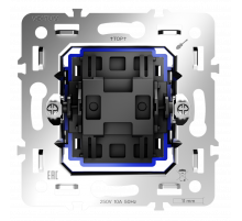 Механизм перекрестного переключателя одноклавишного 10А Voltum S70 VLS0105M
