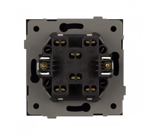 Механизм выключателя одноклавишный перекрёстный Arlight SWT-TENDO-MKX1-PL-GR (230V, 10A) 054056 Механизм выключателя одноклавишный перекрёстный Arlight SWT-TENDO-MKX1-PL-GR (230V, 10A) 054056