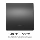 Выключатель кинетический 1кл., IP44, 2,4 ГГц, Smart, чер. Apeyron 04-81