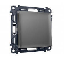 Комплект механизма 1-кл выключателя с самовозвратом ALFA Антрацит серый QUANT Ambrella Volt MA651050 (AP6510, VM113)