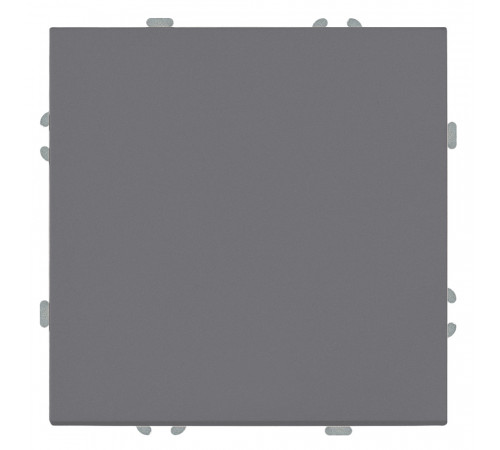 Переключатель 1-клавишный (механизм) СЗК Stekker Эмили 250В 10A RSW10-5105-10ZK платиново-серый soft touch 50240