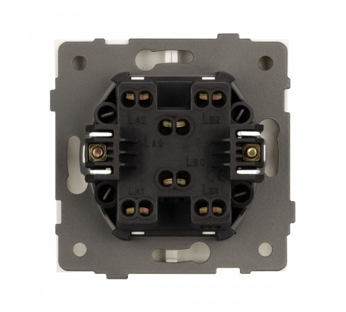 Механизм выключателя двухклавишный проходной Arlight SWT-TENDO-MKP2-PL-GD (230V, 10A) 054069 Механизм выключателя двухклавишный проходной Arlight SWT-TENDO-MKP2-PL-GD (230V, 10A) 054069