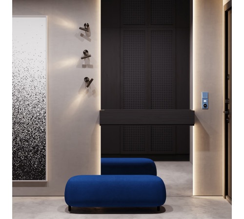 Клавиши для выключателя/переключателя двухклавишного с подсветкой Voltum S70 (деним) VLS000415