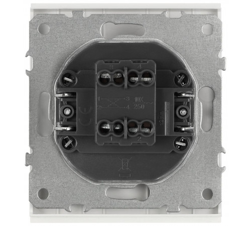 Переключатель ЭРА Arktik 16-1108-01 перекрёстный 10АХ-250В белый Б0070384