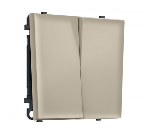 Комплект механизма 2-кл выключателя SIGMA Кашемир 10A-250V QUANT PRO Ambrella Volt MS343010 (SP3430, PR115)