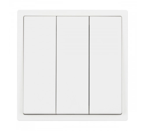 Механизм выключателя трехклавишный непроходной Arlight SWT-NOBE-MK03-SFPL-WH (230V, 10A) (Белый кварц) 061801