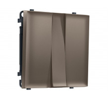 Комплект механизма 3-кл выключателя SIGMA Темная бронза матовый 10A-250V QUANT PRO Ambrella Volt MS635010 (SP6350, PR133)