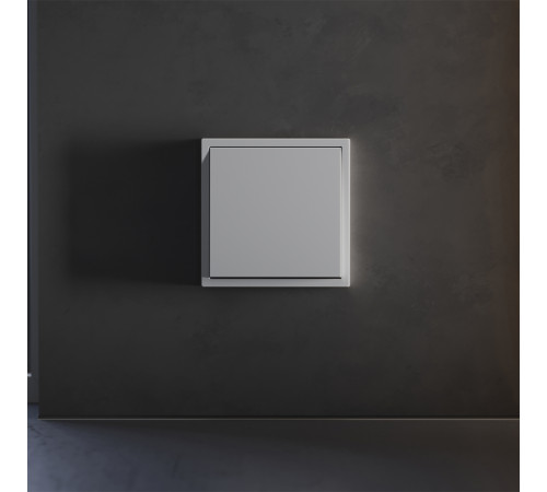 Клавиша для выключателя/переключателя одноклавишного Voltum S70 (серый) VLS000116