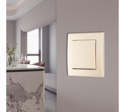 Выключатель одноклавишный Arte Milano SET06-1-30-1 shampan Выключатель одноклавишный Arte Milano SET06-1-30-1 shampan