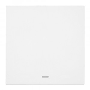 Выключатель 1-клавишный c индикатором (механизм) Stekker Мия 250В 10А RSW10-3101-01 белая магнолия 50431