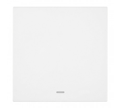 Выключатель 1-клавишный c индикатором (механизм) Stekker Мия 250В 10А RSW10-3101-01 белая магнолия 50431