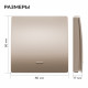 Выключатель кинетический 1кл., IP44, 2,4 ГГц, Smart, беж. Apeyron 04-75