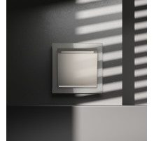 Выключатель встраиваемый Voltum S70 карточный 16А, (шелк) VLS010704