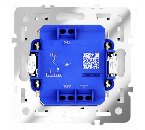 Проходной переключатель одноклавишный с подсветкой Voltum S70 VLS010403 Проходной переключатель одноклавишный с подсветкой Voltum S70 VLS010403