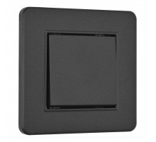 Выключатель одноклавишный Arte Milano SET16-1-30-1 black