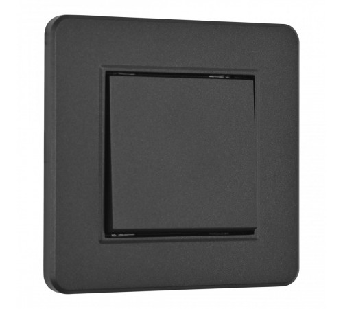Выключатель одноклавишный Arte Milano SET16-1-30-1 black Выключатель одноклавишный Arte Milano SET16-1-30-1 black