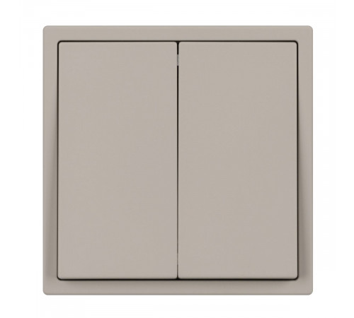 Выключатель звонковый 2 кл софт-тач кашемир Arlight SWT-MKR2-SFPL-CA (250V, 10A) 061785(1)
