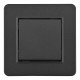 Выключатель одноклавишный Arte Milano SET16-1-30-1 black