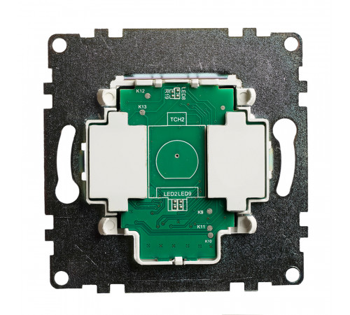 Выключатель 2-клавишный сенсорный (механизм) Stekker Катрин 50275