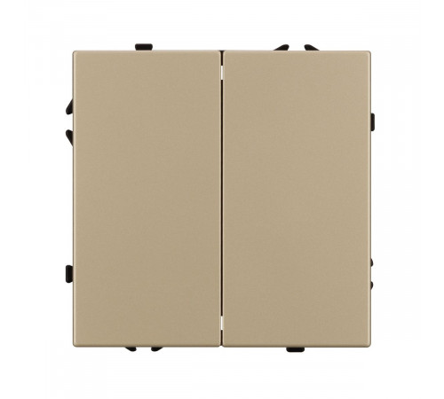 Выключатель 2 кл софт-тач золотой песок Arlight SWT-MK02-SFPL-GD (250V, 10A) 054253(1)