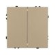 Выключатель 2 кл софт-тач золотой песок Arlight SWT-MK02-SFPL-GD (250V, 10A) 054253(1)