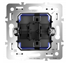 Механизм выключателя одноклавишного 10А Voltum S70 VLS0101M