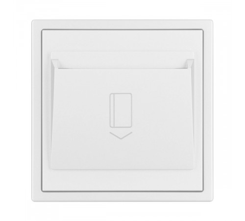Выключатель карточный магнитный софт-тач белый кварц Arlight SWT-CRD-SFPL-WH (250V, 25A) 064817
