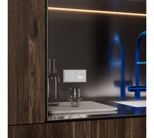 Накладка для подсветки светодиодной с датчиком Voltum S70 (серый) VLS002416