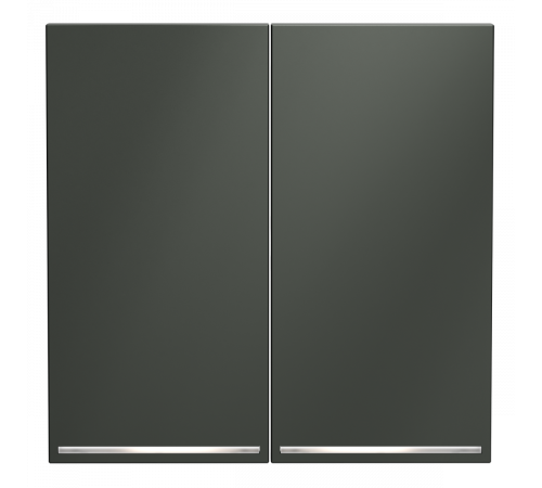 Клавиши для выключателя/переключателя двухклавишного с подсветкой Voltum S70 (титан) VLS000406