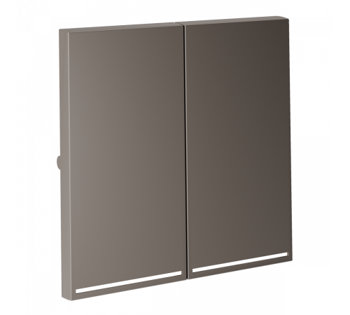 Клавиши для выключателя/переключателя двухклавишного с подсветкой Voltum S70 (капучино) VLS000414