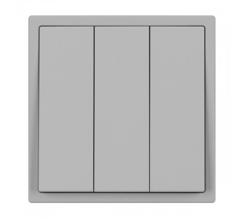 Выключатель 3 кл софт-тач никель Arlight SWT-MK03-SFPL-IS (250V, 10A) 061800(1)