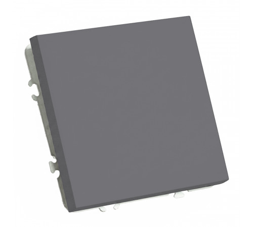 Выключатель 1-клавишный (механизм) СЗК Stekker Эмили 250В 10АRSW10-5103-10ZK платиново-серый soft touch 50238