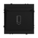 Выключатель карточный магнитный софт-тач черный оникс Arlight SWT-CRD-SFPL-BK (250V, 25A) 064401