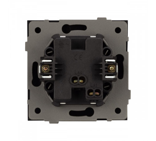Механизм выключателя одноклавишный непроходной Arlight SWT-TENDO-MK01-SFPL-BK (230V, 10A) 054566 Механизм выключателя одноклавишный непроходной Arlight SWT-TENDO-MK01-SFPL-BK (230V, 10A) 054566
