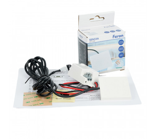 Датчик касания скрытый Feron SEN33A 500W 220V белый 51834 Датчик касания скрытый Feron SEN33A 500W 220V белый 51834