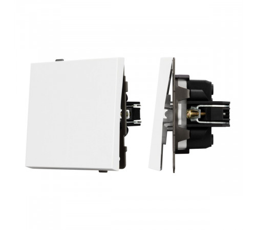 Механизм выключателя одноклавишный проходной Arlight SWT-TENDO-MKP1-PL-WH (230V, 10A) 054148 Механизм выключателя одноклавишный проходной Arlight SWT-TENDO-MKP1-PL-WH (230V, 10A) 054148