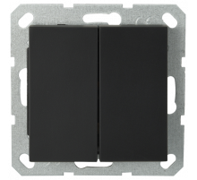 Переключатель 2-клавишный перекрестный Jasmart G3014PB