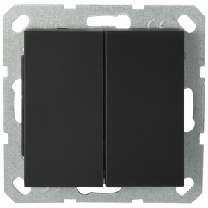 Переключатель 2-клавишный перекрестный Jasmart G3014PB
