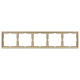 Рамка пластиковая Arlight FRM-NOBE-SFPL-5-GD 054229