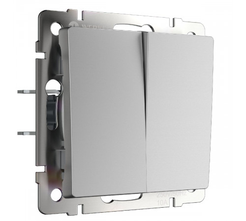 Выключатель двухклавишный с самовозвратом Werkel 4690389192333 W1122406 a062574