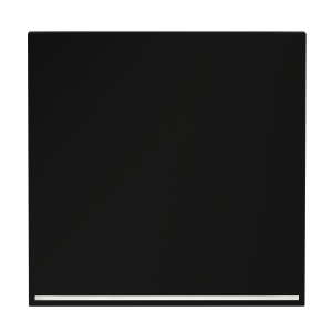 Клавиша для выключателя/переключателя одноклавишного с подсветкой Voltum S70 (черный матовый) VLS000208