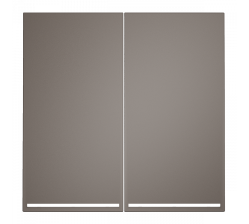 Клавиши для выключателя/переключателя двухклавишного с подсветкой Voltum S70 (капучино) VLS000414