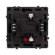 Выключатель проходной 1 кл софт-тач черный оникс Arlight SWT-MKP1-SFPL-BK (250V, 10A) 054246(1)