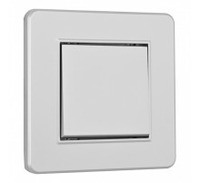 Выключатель одноклавишный Arte Milano SET16-1-30-1 silver