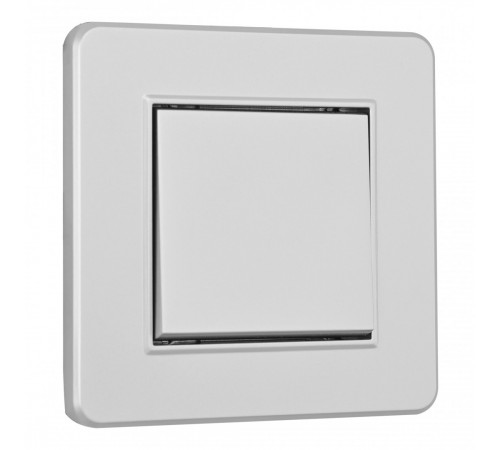 Выключатель одноклавишный Arte Milano SET16-1-30-1 silver