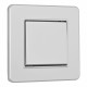 Выключатель одноклавишный Arte Milano SET16-1-30-1 silver