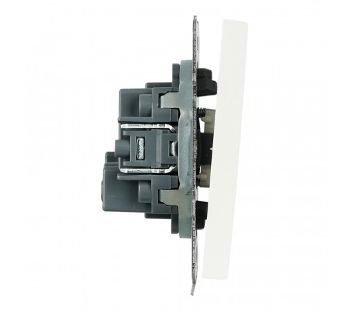 Выключатель двухклавишный Stekker Эмили RSW10-5116-01 белый фарфор soft touch 50822