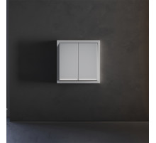 Клавиши для выключателя/переключателя двухклавишного с подсветкой Voltum S70 (серый) VLS000416